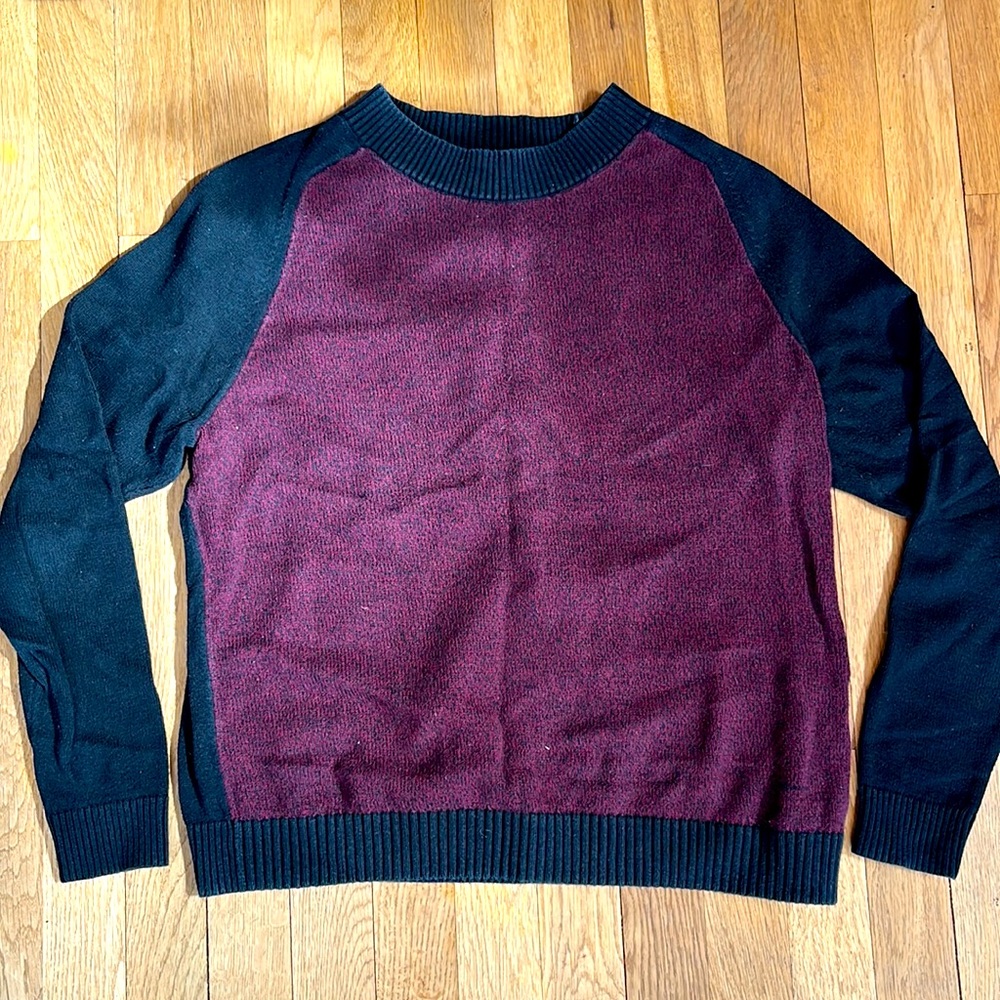 Two-toned crew neck sweater - GAP